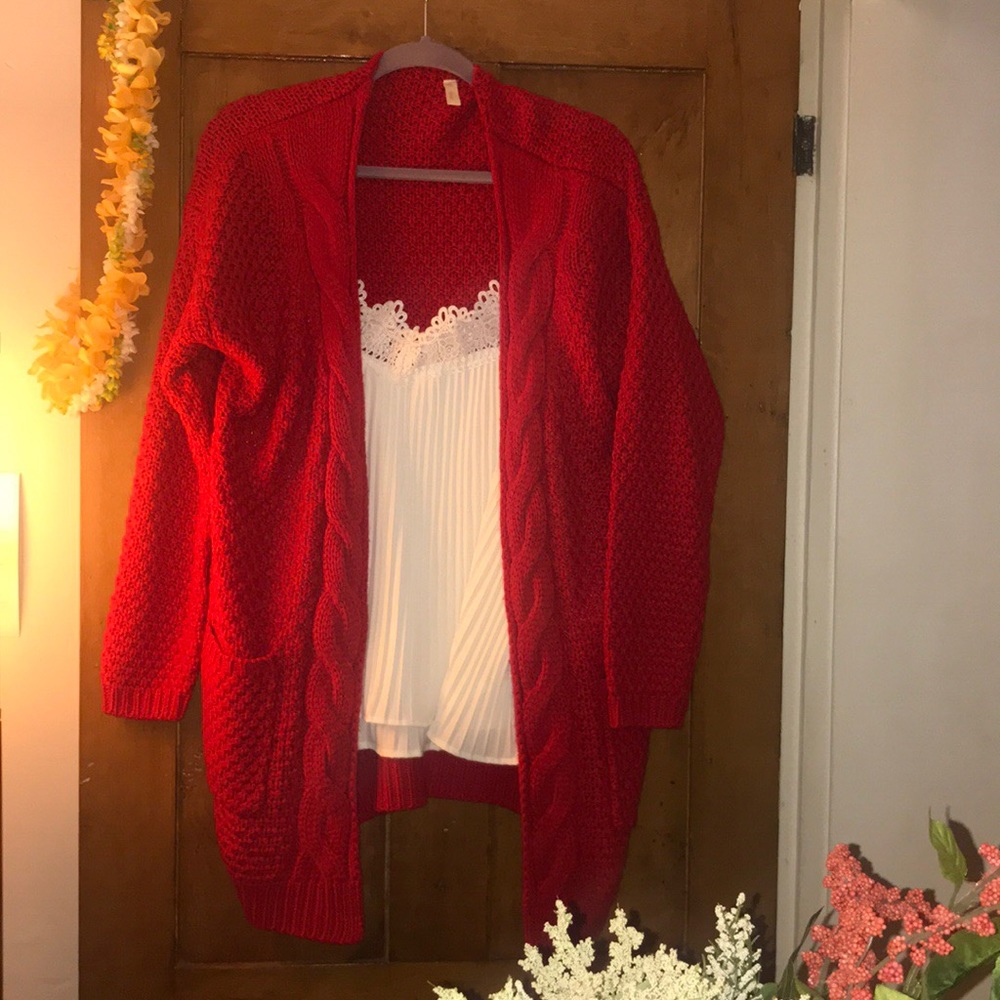 Red Cardigan